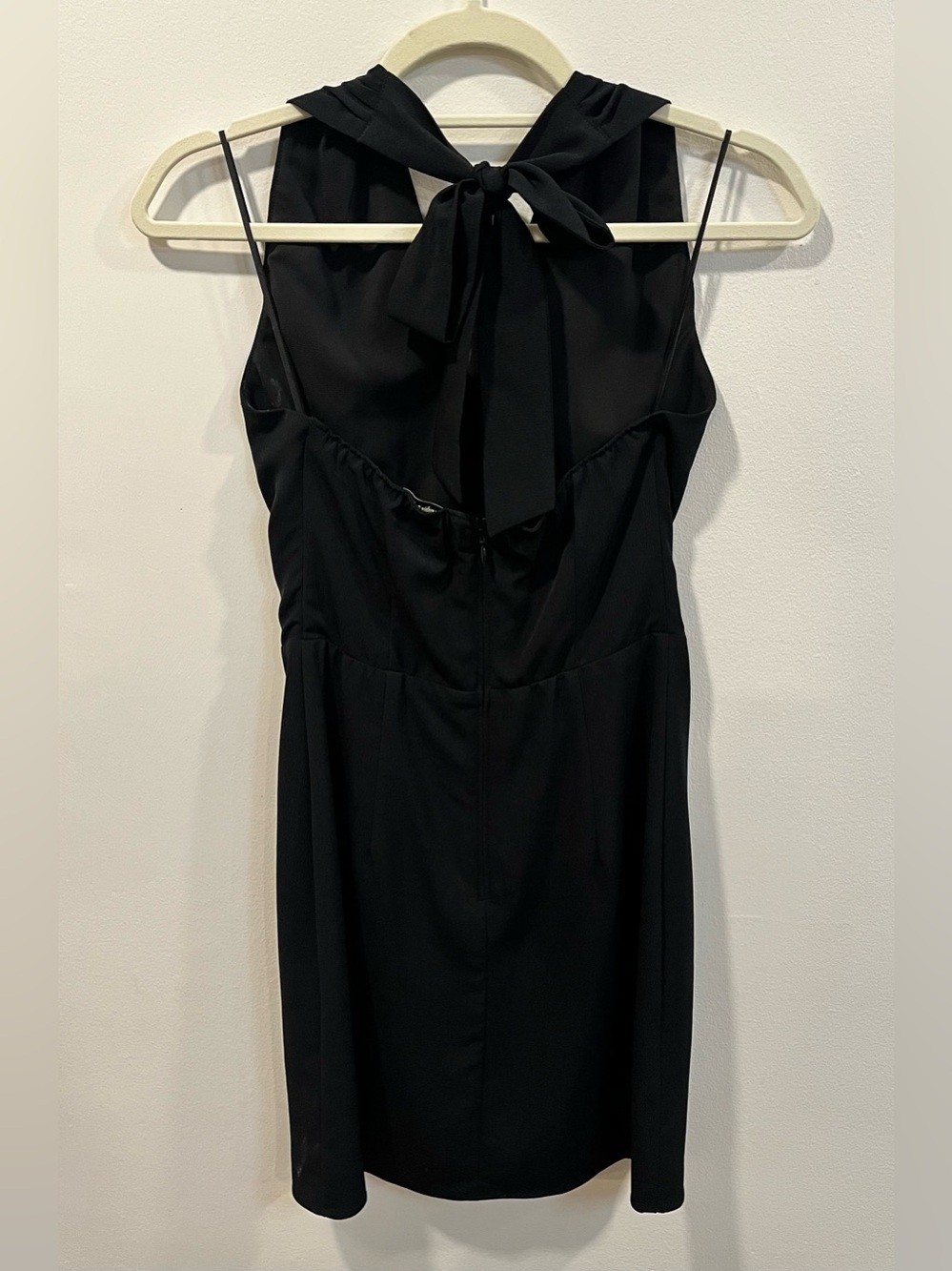 Abercrombie & Fitch Black Halter Mini Dress | XS | LBD - Picture 4 of 6